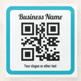 URL einer Website hinzufügen und sofort einen QR-C Glasuntersetzer