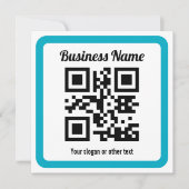 URL einer Website hinzufügen und sofort einen QR-C Mitteilungskarte (Vorderseite)