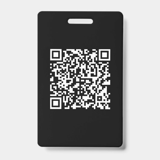 URL eingeben und Scannercode erstellen | SCHWARZ-W Ausweis (Vorderseite)