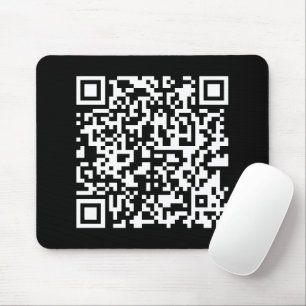 URL eingeben und Scannercode erstellen SCHWARZ-W Mousepad