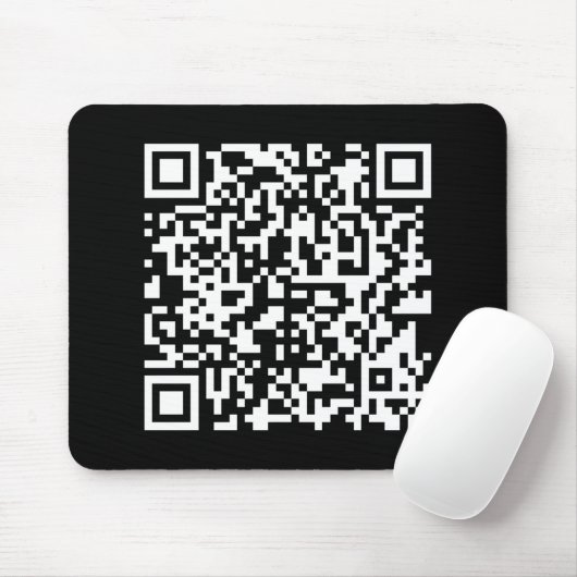 URL eingeben und Scannercode erstellen | SCHWARZ-W Mousepad (Mit Mouse)