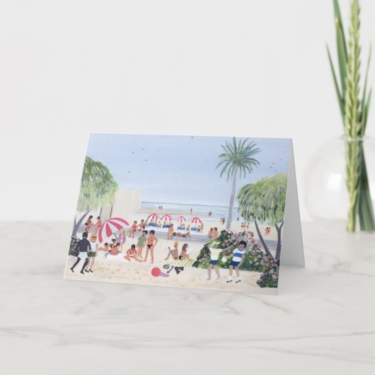 Urlaub 1990 feiertagskarte (Vorderseite)