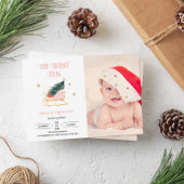 Urlaub 1. Geburtstag Girl Foto Einladung