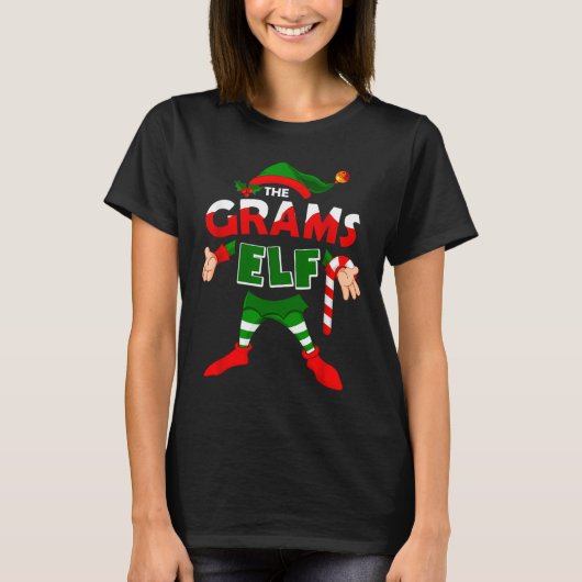 URLAUB 365 Weihnachten Grams Elf T-Shirt (Vorderseite)