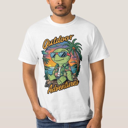 Urlaub, Abenteuer im Freien, Design T-Shirt (Vorderseite)