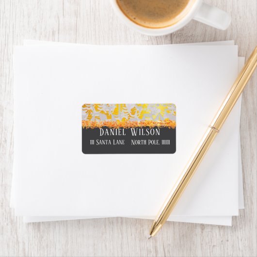 URLAUB ADRESSAUFKLEBER (Insitu)