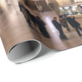 URLAUB AM GRAND CENTRAL STATION Wrapping Paper Geschenkpapier (Rolleneckpunkt)