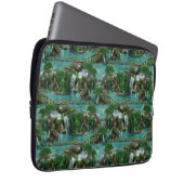 Urlaub am magischen Fantasy-See Laptopschutzhülle (Vorne Rechts)