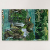 Urlaub am magischen Fantasy-See Puzzle (Horizontal)