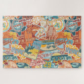 Urlaub am Meer Waikiki Bay Hawaii Puzzle (Horizontal)