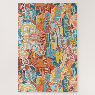 Urlaub am Meer Waikiki Bay Hawaii Puzzle