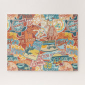 Urlaub am Meer Waikiki Bay Hawaii Puzzle (Horizontal)