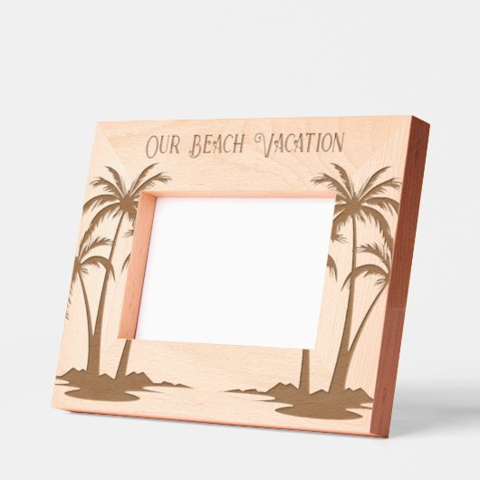 Urlaub am Strand Geätzte Rahmen (Links)