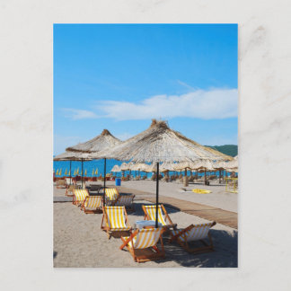Urlaub am Strand Postkarte