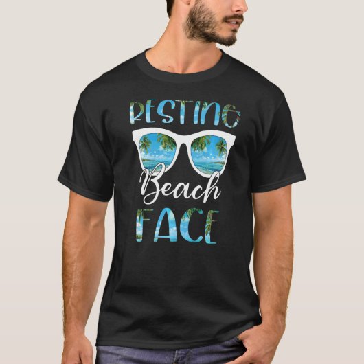 Urlaub am Strand T-Shirt (Vorderseite)