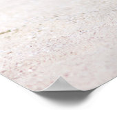 Urlaub am tropischen Strand Poster (Ecke)