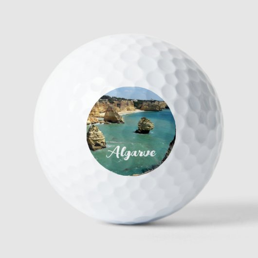 Urlaub an der Algarve in Portugal Golfball (Vorderseite)