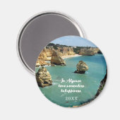 Urlaub an der Algarve in Portugal Magnet (Vorderseite/Rückseite)
