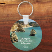 Urlaub an der Algarve in Portugal Schlüsselanhänger (Vorderseite)