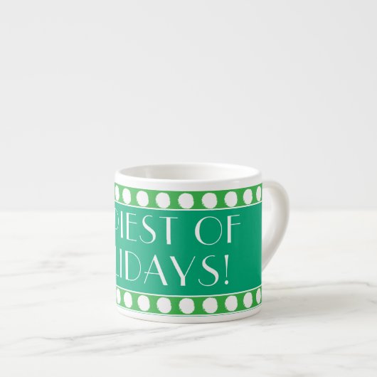 URLAUB ART DECO ESPRESSOTASSE (Vorderseite Rechts)