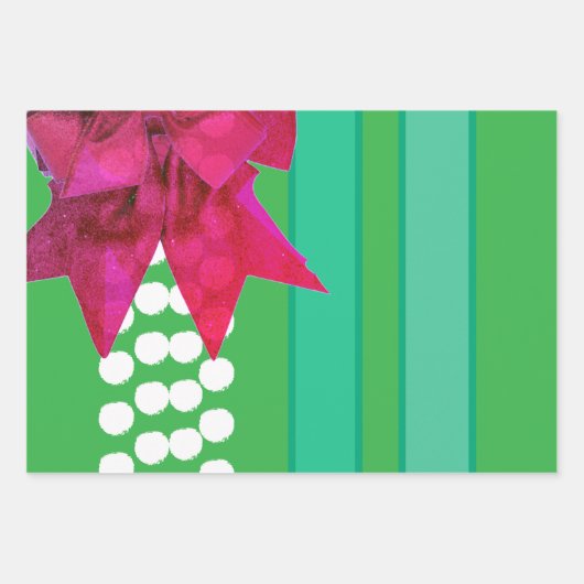 URLAUB ART DECO GESCHENKPAPIER SET (Vorderseite 3)