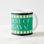 URLAUB ART DECO Jumbo-Tasse (Vorderseite Rechts)