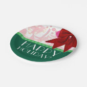 URLAUB ART DECO PAPPTELLER (Schrägansicht)