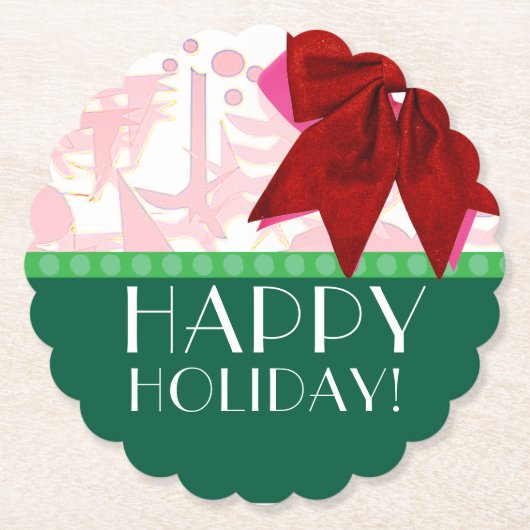 URLAUB ART DECO UNTERSETZER (Vorderseite)