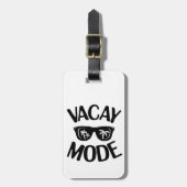 Urlaub Art Vacay Modus Word Text Art Schürze Plus Gepäckanhänger (Vorderseite vertikal)