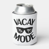 Urlaub Art Vacay Modus Word Text Kunst Dosenkühler (Kanne Vorderseite)