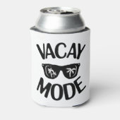 Urlaub Art Vacay Modus Word Text Kunst Dosenkühler (Kanne Rückseite)