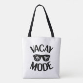 Urlaub Art Vacay Modus Word Text Kunst Schürze Tasche (Rückseite)