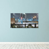 Urlaub auf Canalside Leinwanddruck (Insitu (Holzboden))