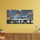 Urlaub auf Canalside Leinwanddruck (Insitu (Wohnzimmer))