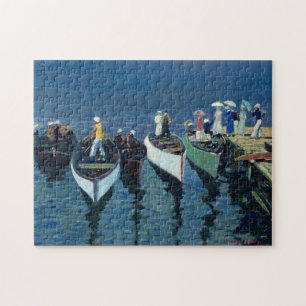 Urlaub auf dem Hudson   George Luks Puzzle