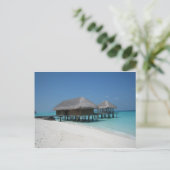 Urlaub auf den Malediven Postkarte (Stehend Vorderseite)