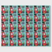 Urlaub auf der Straße Geschenkpapier (Flach)