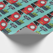 Urlaub auf der Straße Geschenkpapier (Ecke)