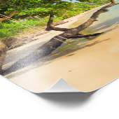 Urlaub auf der tropischen Insel Fotodruck (Ecke)