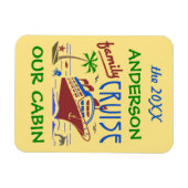 Urlaub auf einem Kreuzfahrtschiff | Name der Kabin Magnet (Horizontal)