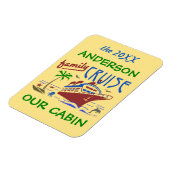 Urlaub auf einem Kreuzfahrtschiff | Name der Kabin Magnet (Linke Seite)