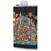 Urlaub auf einer Insel Flachmann (Links)