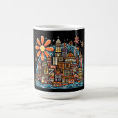 Urlaub auf einer Insel Kaffeetasse (Mittel)