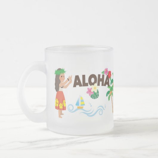 Urlaub auf Hawaii Mattglastasse (Links)