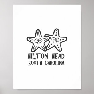 Urlaub auf Hilton Head South Carolina Mädchen Jung Poster