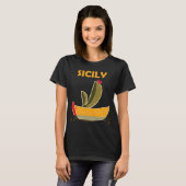 Urlaub auf Sizilien T-Shirt (Vorne ganz)