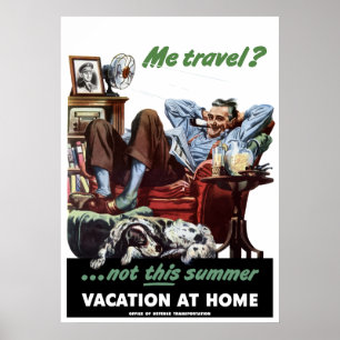 Urlaub auf Zuhause WW2 Poster