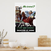 Urlaub auf Zuhause WW2 Poster (Küche)