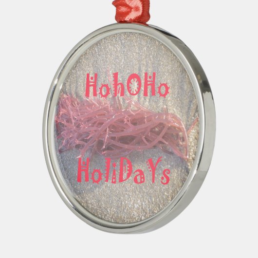 Urlaub aus der Beach Collection. Ornament Aus Metall (Links)