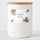 Urlaub Backen aus der Küche von Lebensmitteletikett (Vorderseite)